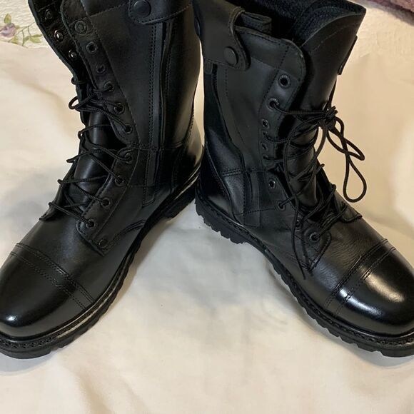 Rocky Men's Size 8 side zipper black jump boot (see photo desc) - Picture 4 of 15
